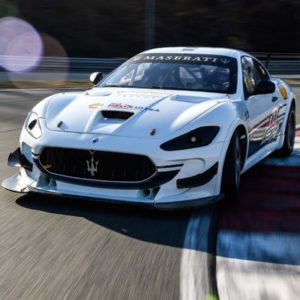 Maserati Race spec GT on track