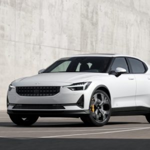 Polestar  front quarter white