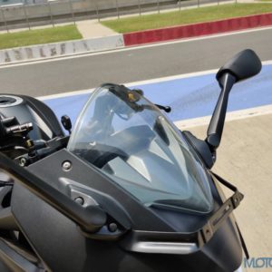 Suzuki Gixxer SF  First Ride Review Front Windscreen