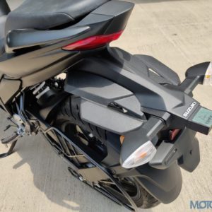 Suzuki Gixxer SF  First Ride Review Rear Fender