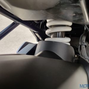 Suzuki Gixxer SF  First Ride Review Rear Monoshock