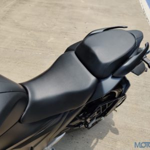 Suzuki Gixxer SF  First Ride Review Split seat