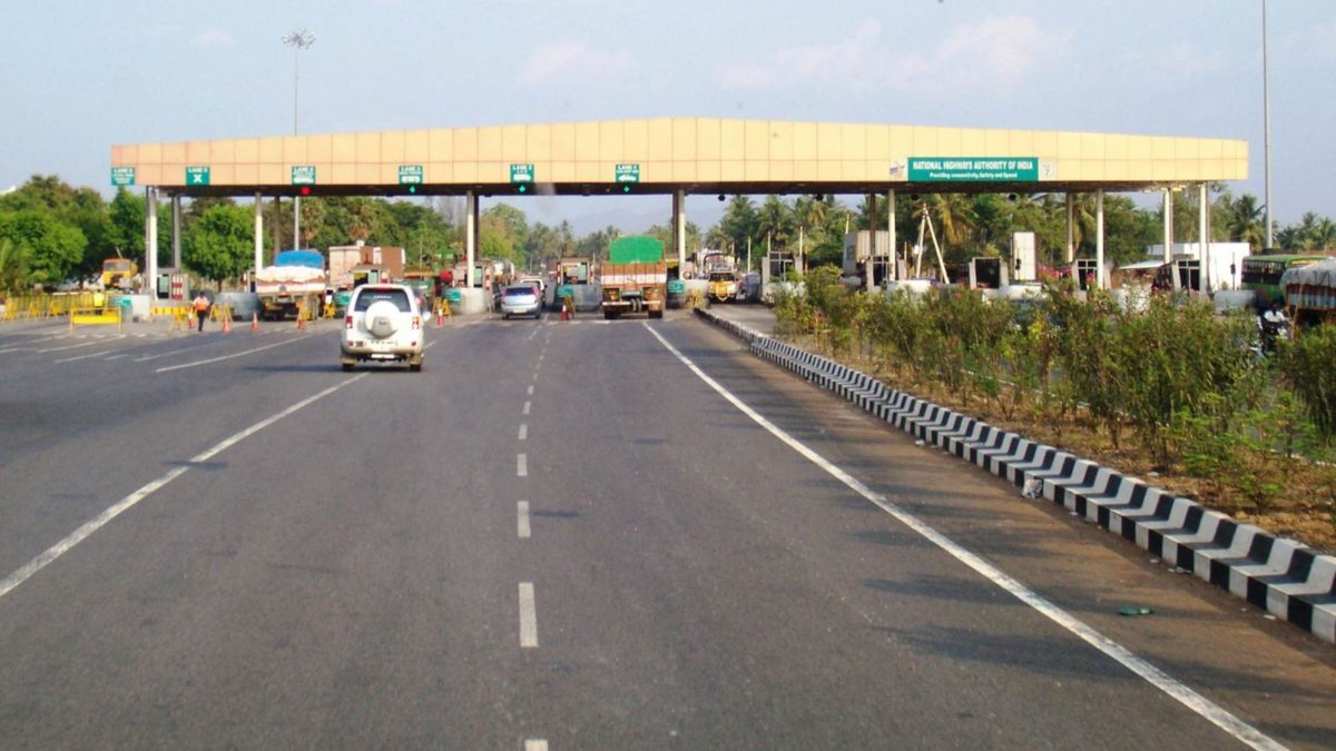 Toll plaza in India