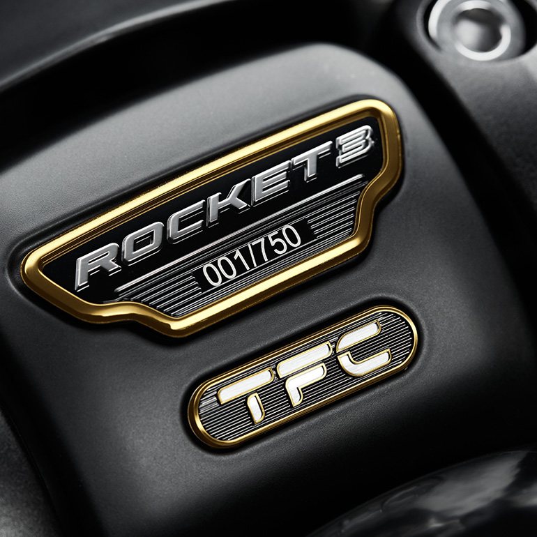 Triumph Rocket 3 TFC number plack Triumph Rocket 3 TFC number plack
