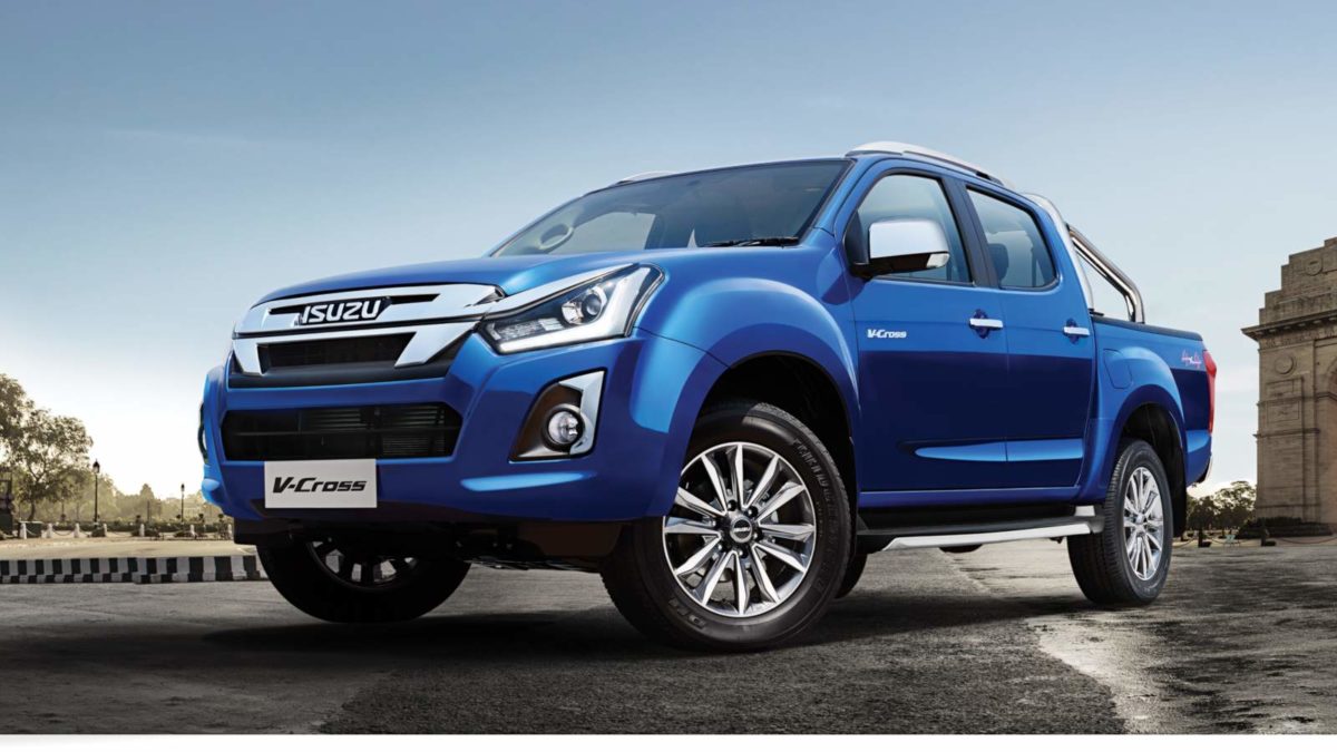 2019 Isuzu D Max V Cross front quarter low