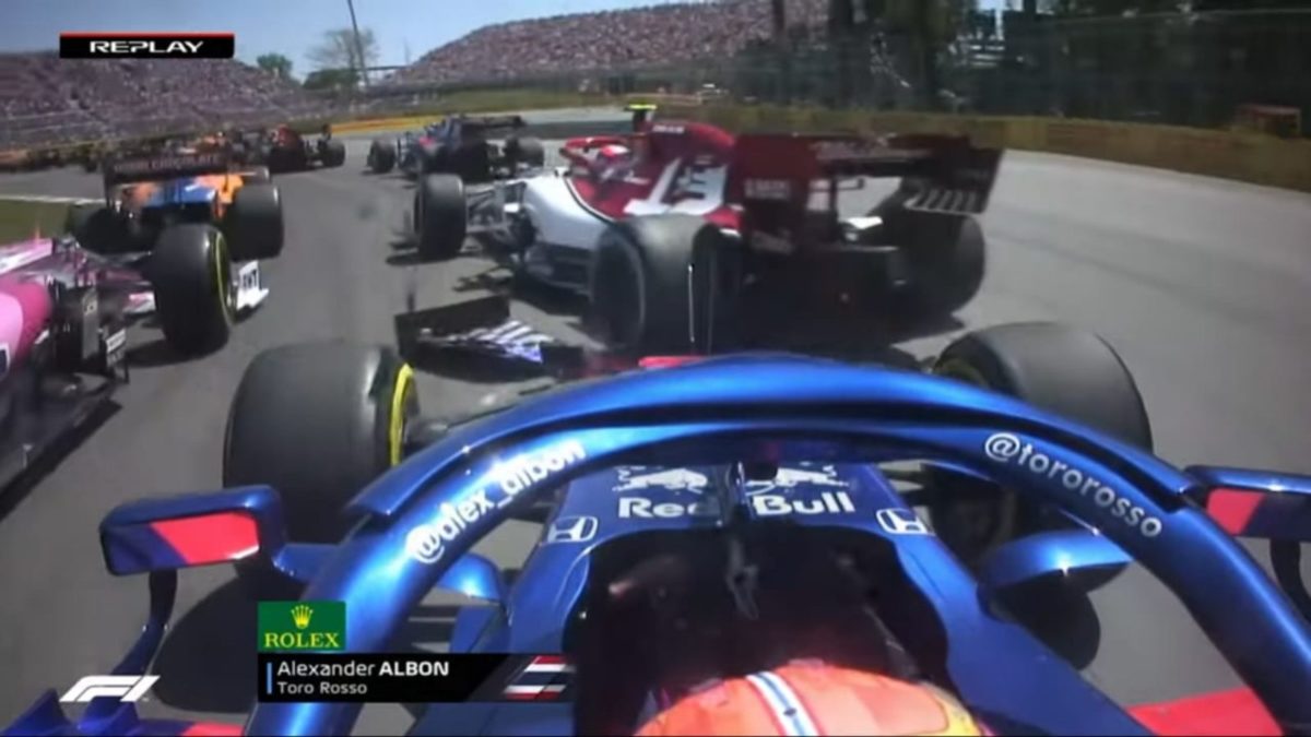 Canadian GP 2019 Alex Albon crash Canadian GP 2019 Alex Albon crash