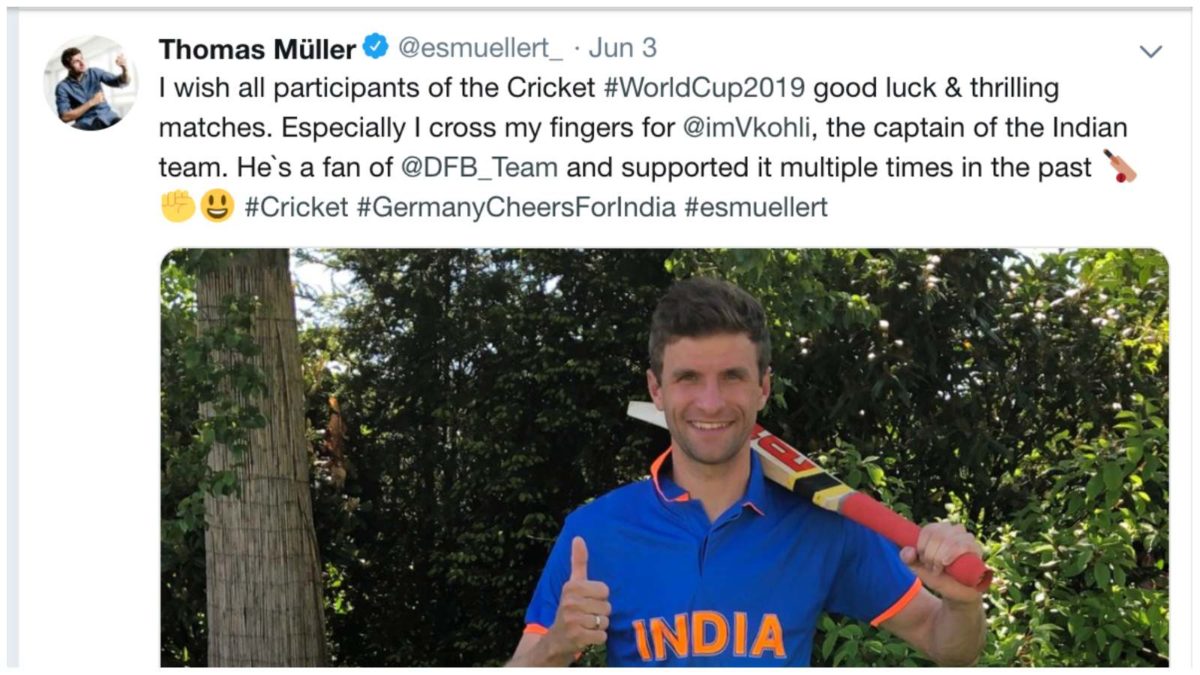 Germany cheers for india
