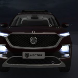 MG Hector Accessorised front