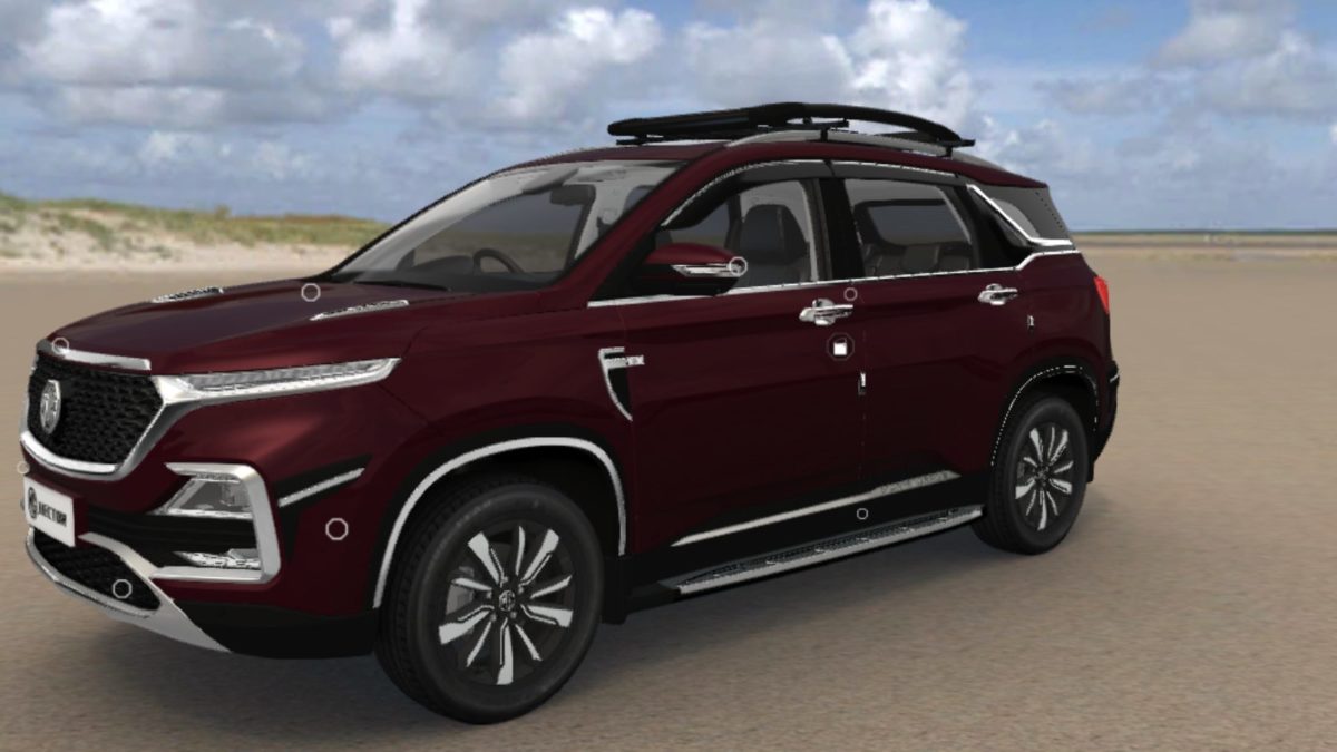 MG Hector Accessories Revealed On Online Configurator Motoroids