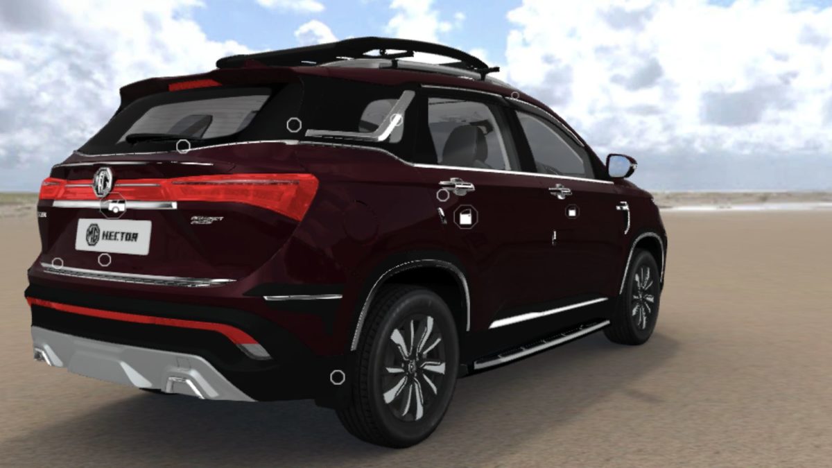 Mg hector clearance accessories online