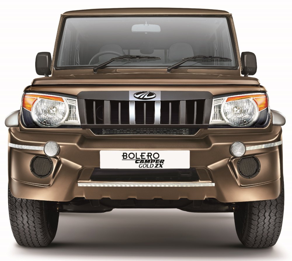 Mahindra Bolero Camper Gold ZX front