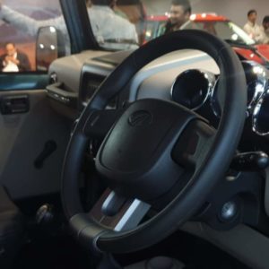 Mahindra Thar  interior steering wheel