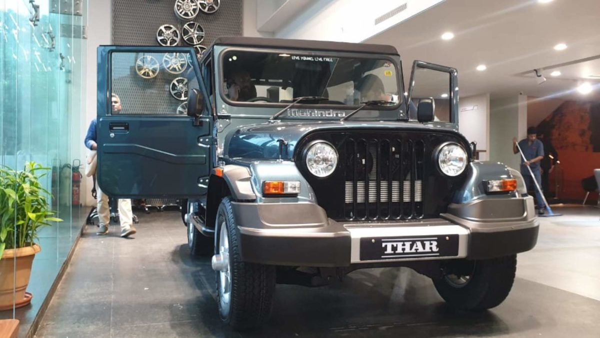 Mahindra Thar 700 left quarter low