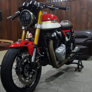 Modified Royal Enfield Continental GT  By Bulleteer Customs