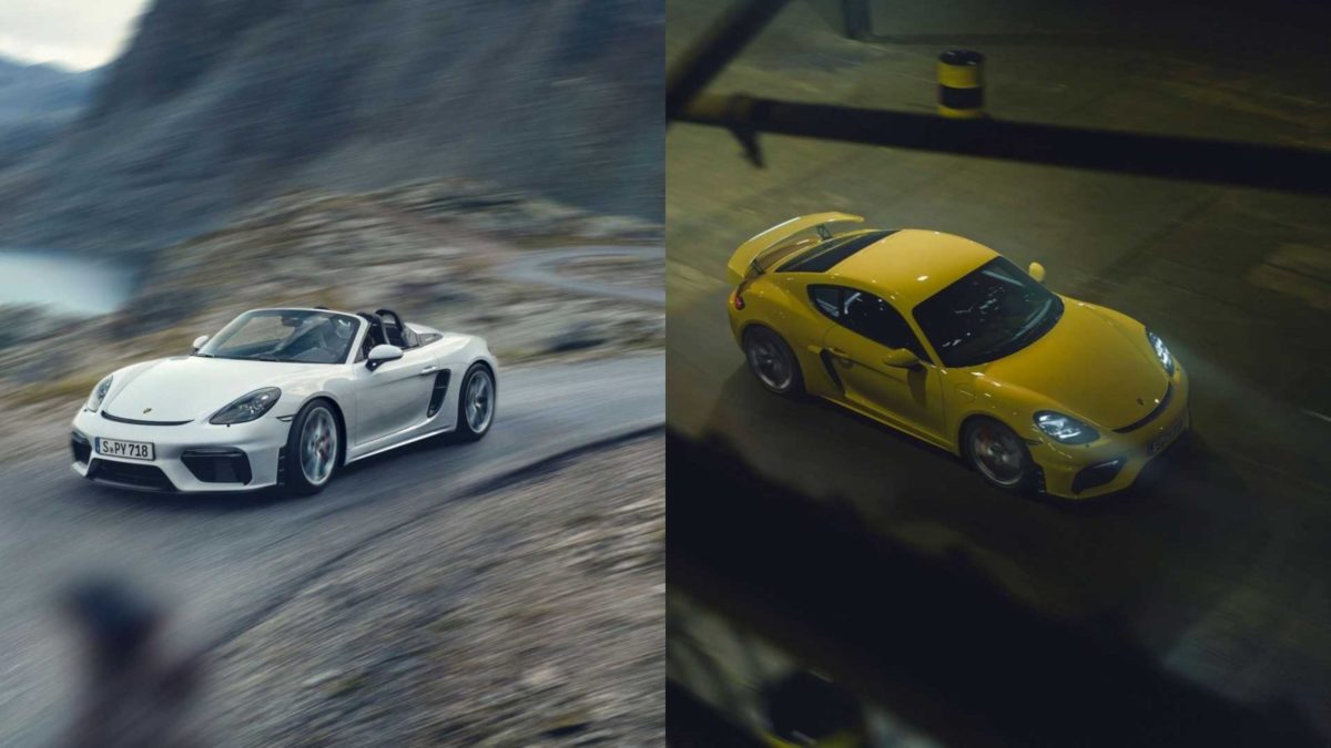 Porsche  Cayman GT And Spyder