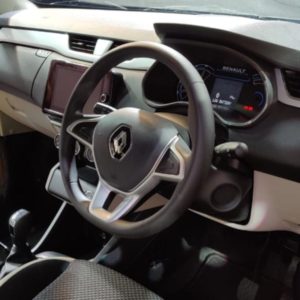 Renault Triber reveal orange dashboard