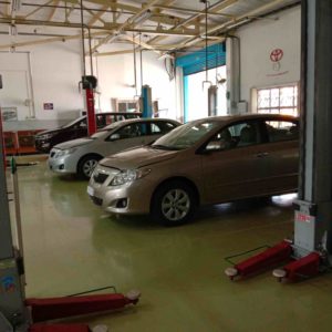 Toyota Kirloskar plant visit cars serviced