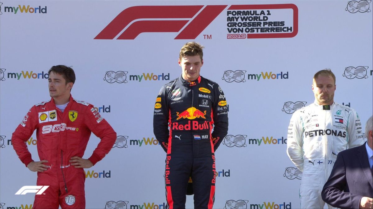 Austrian GP  podium