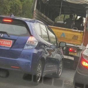 Honda Jazz Electric rear quarter