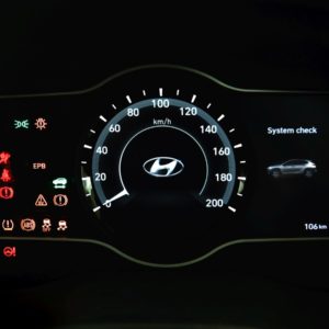 Hyundai Kona India Review instrument cluster