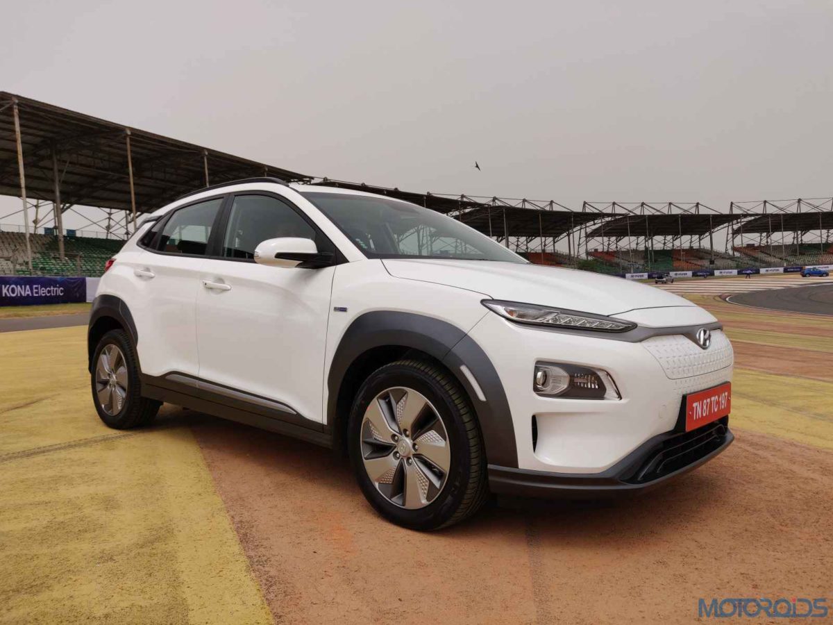 Hyundai Kona electric vehicle in India