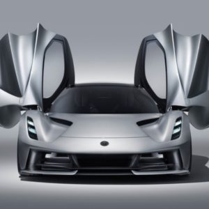 Lotus Evija interor front doors open