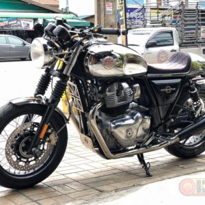 Modified Royal Enfield Interceptor  front left