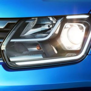 Renault Duster facelift headlight