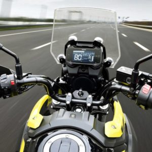 Suzuki V Strom  on road