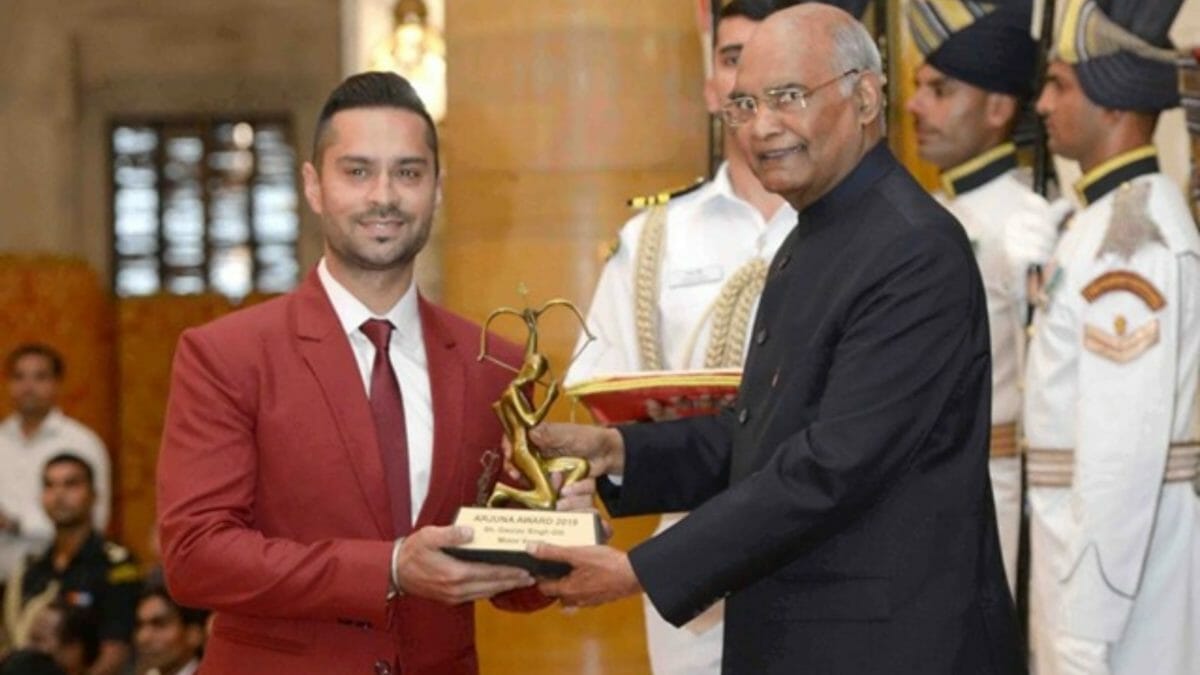 Arjuna Award for Gaurav Gill