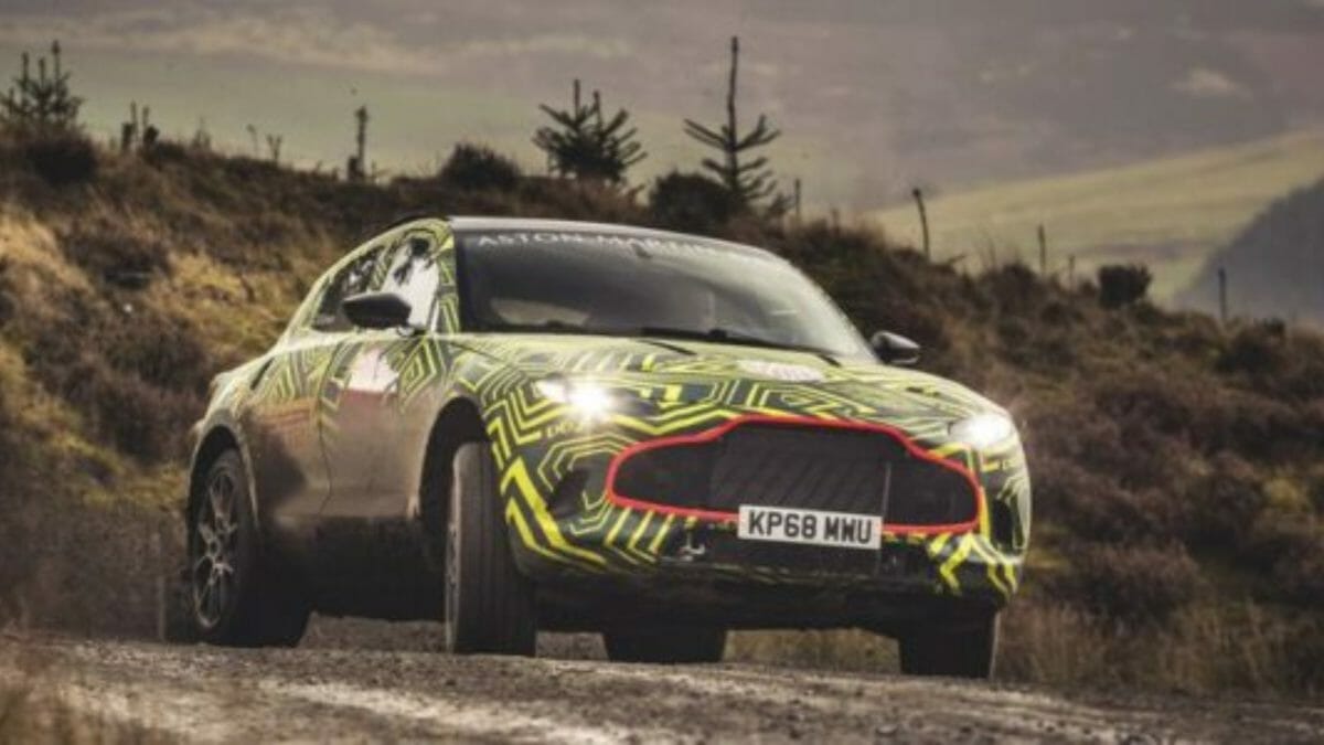 Aston Martin DBX Prototype front slide