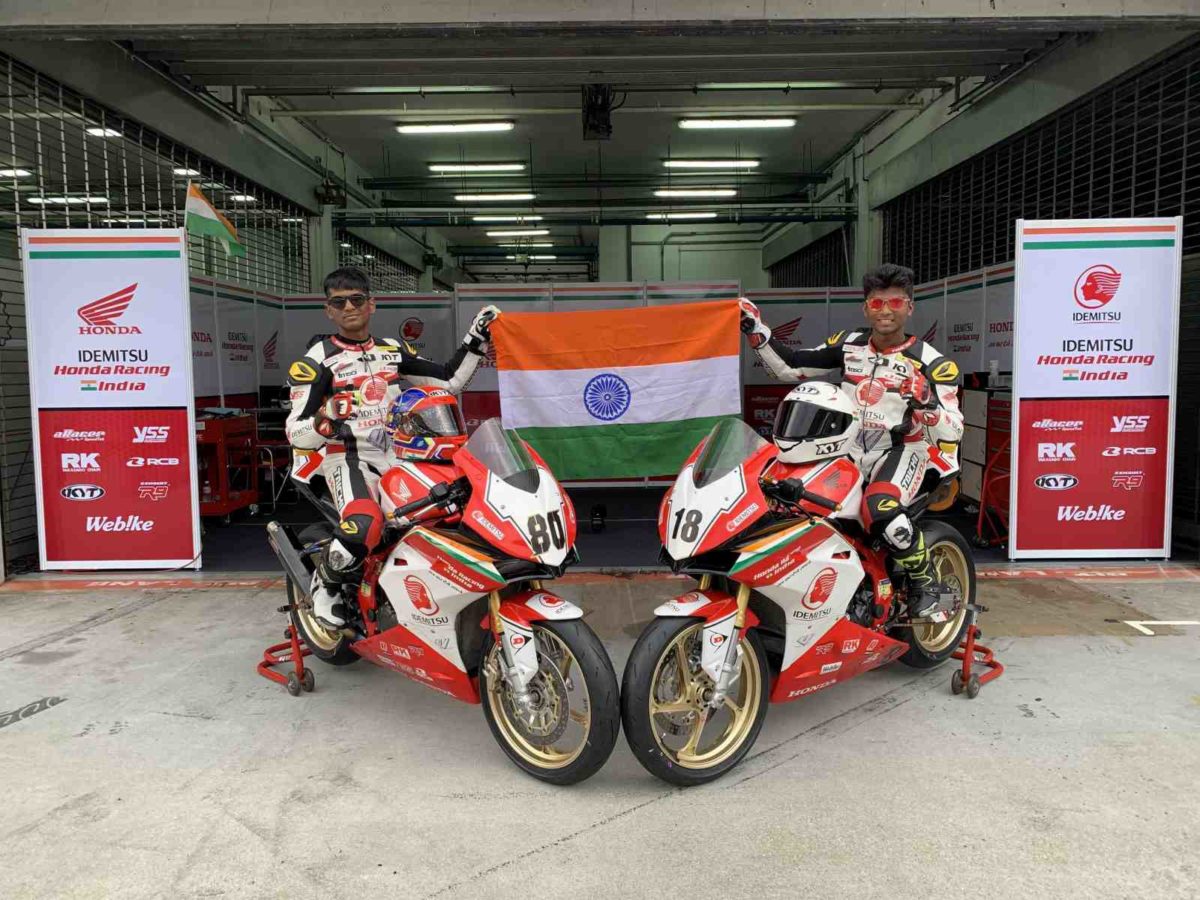 IDEMITSU Honda Racing India Team reaches China for ARRC Rd
