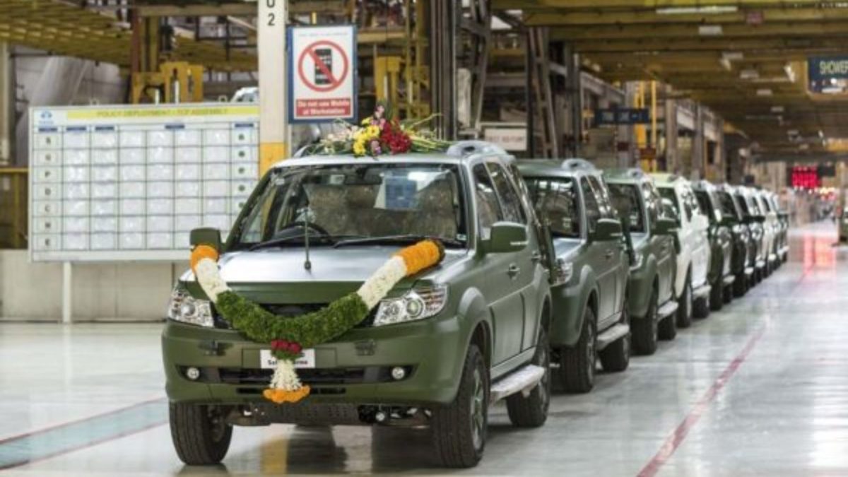 Indian army Tata Safari Storme