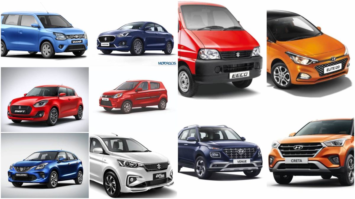 July best selling cars 2019