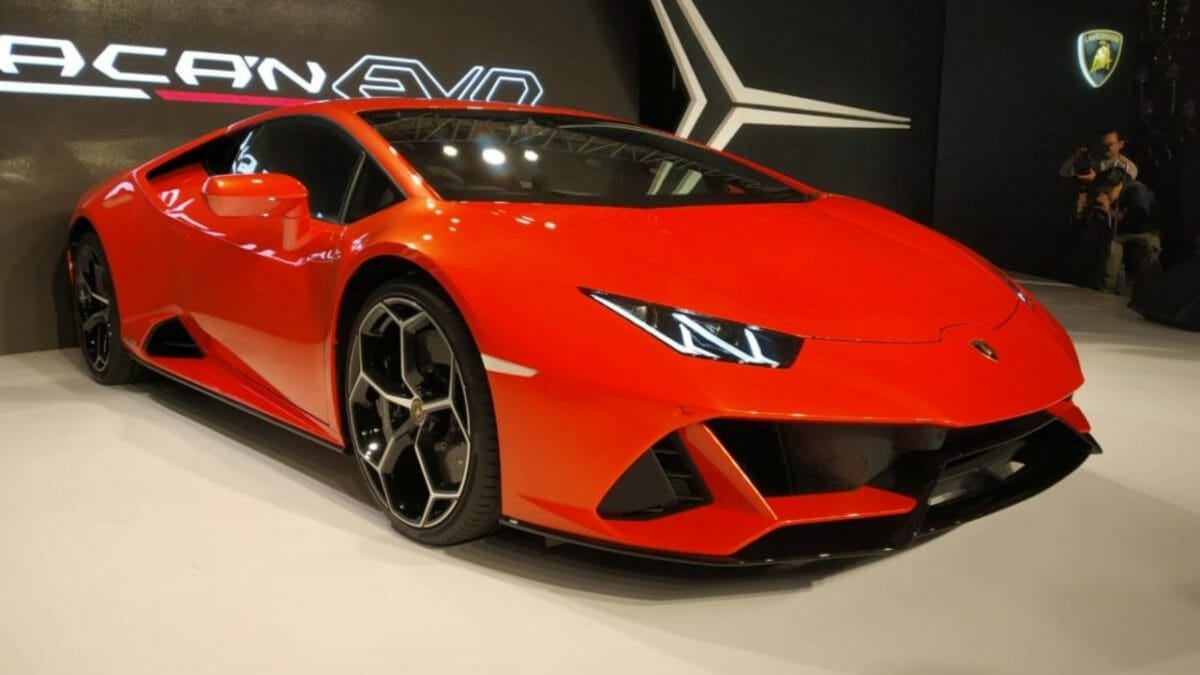 Lamborghini Huracan Evo Launch front quarter low featured