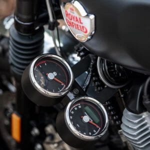 Modified Royal Enfield Interceptor  by K Speed meters