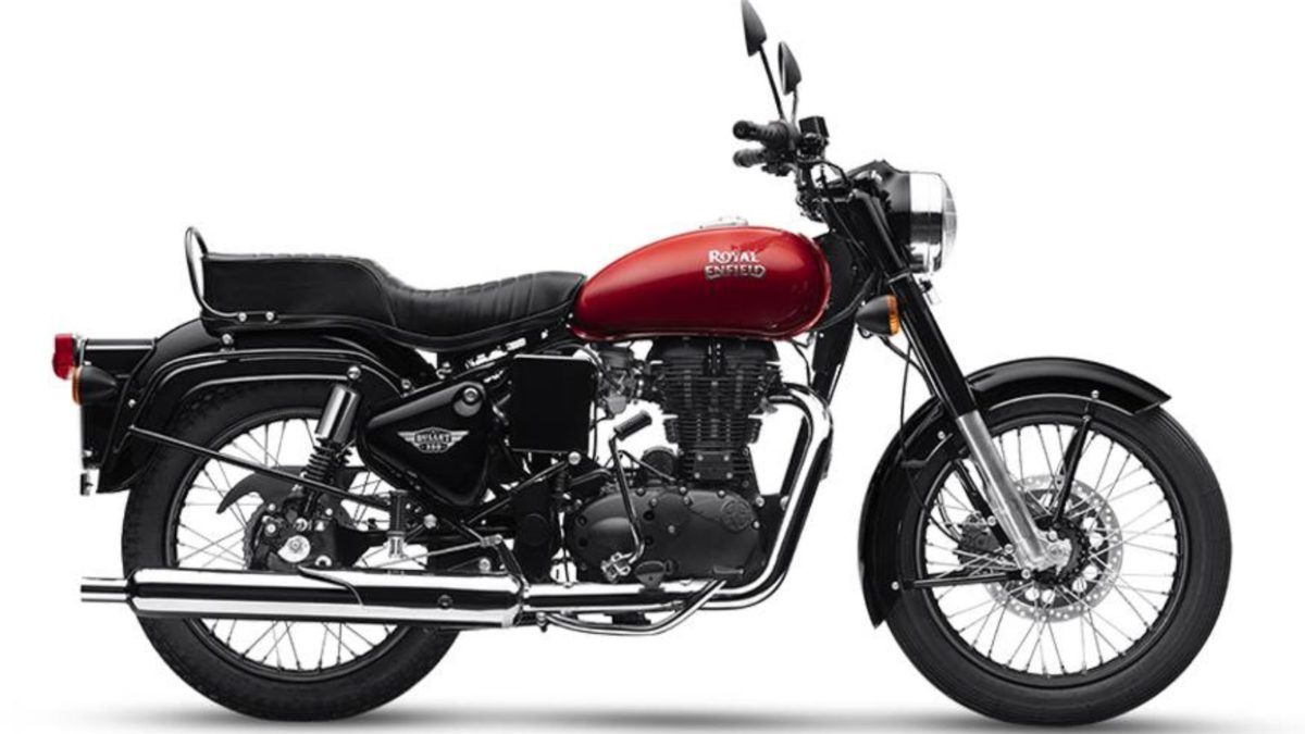 Royal Enfield Bullet 350 Side red