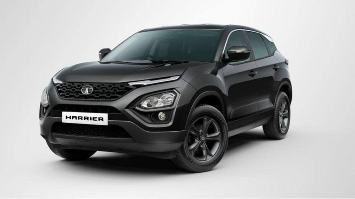 Tata Harrier Dark Edition front quarter