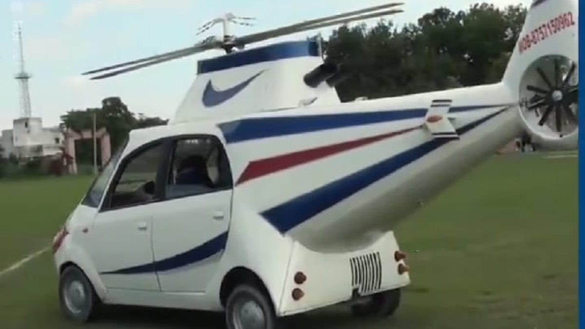 Tata Nano Helicopter rear quarter