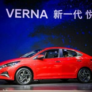 Hyundai Verna side profile
