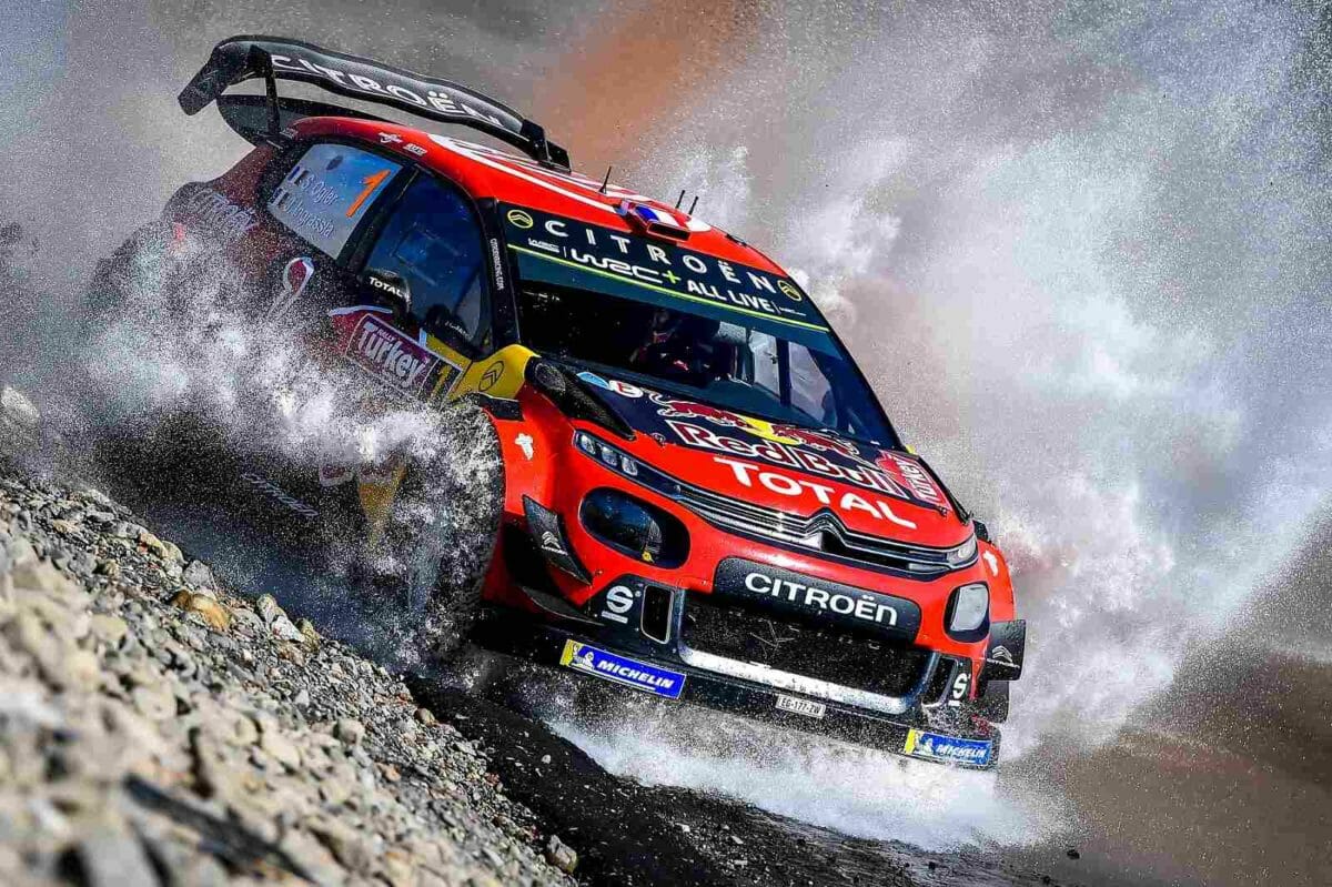 Citroen WRC Team Rally Of Turkey  water crossing