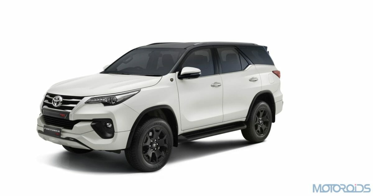 The New Toyota Fortuner TRD ‘Celebratory Edition’ with Pearl White with Attitude Black Dual Tone Exterior