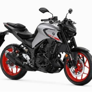yamaha MT  white and red