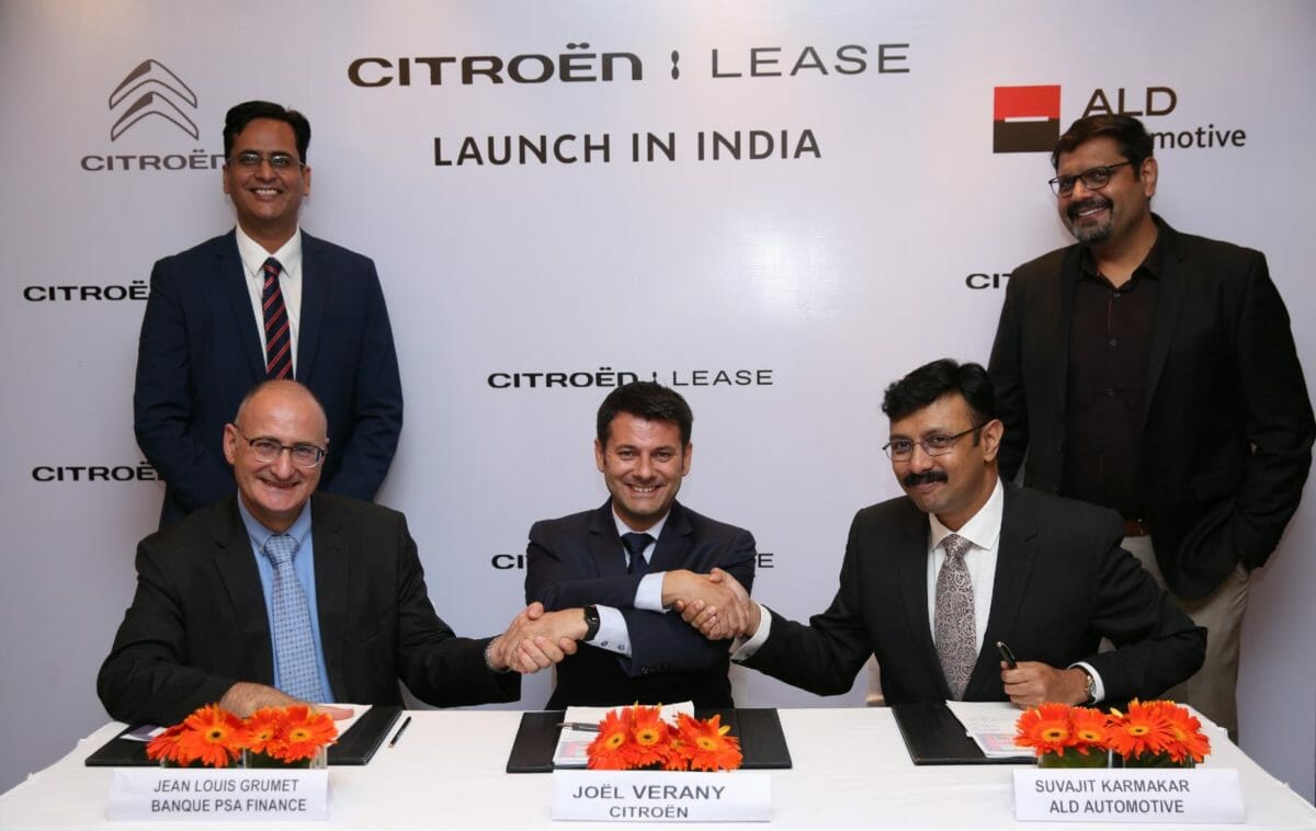 Citroën Lease Launch Contract Signing