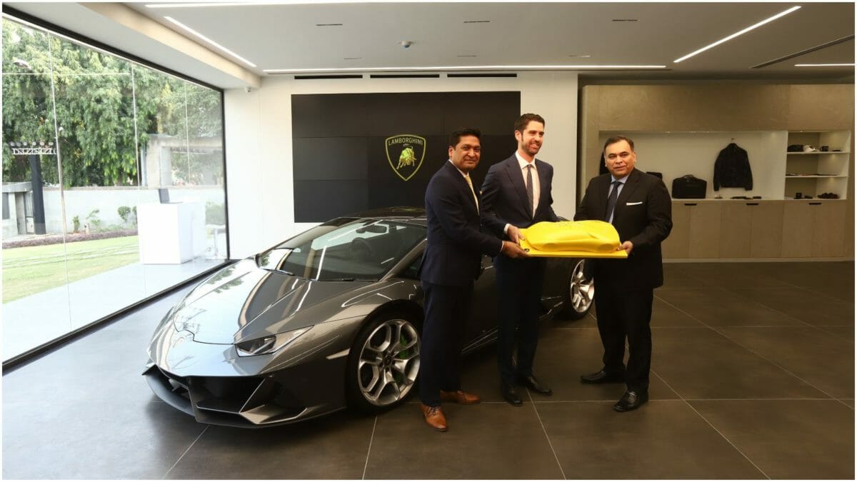 New showroom Lamborghini delhi