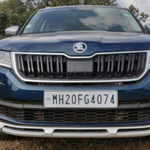 Skoda Kodiaq Scout Review Front grille