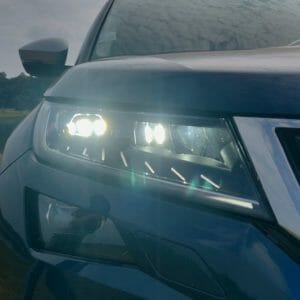 Skoda Kodiaq Scout Review LED Headlamps