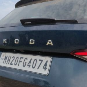 Skoda Kodiaq Scout Review Rear Lettering bold