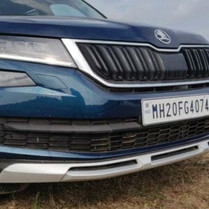 Skoda Kodiaq Scout Review all black grille