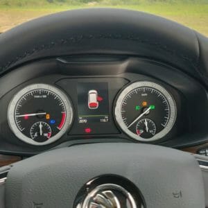 Skoda Kodiaq Scout Review instrument cluster